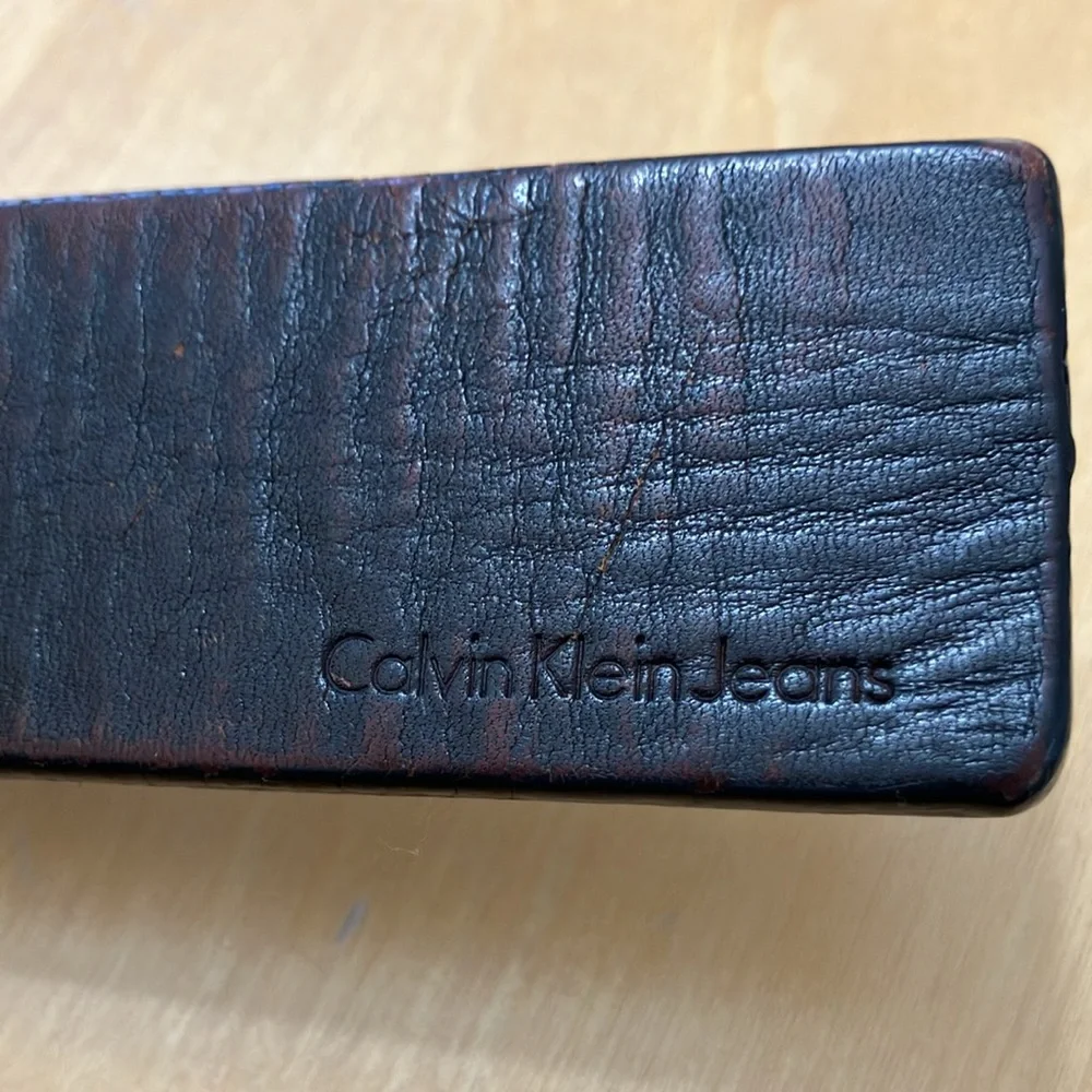 Calvin Klein Jeans  Reversible Belt Brown and Tan Size XL great condition‎